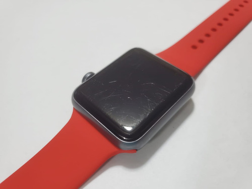 Apple Watch Series 3 - 42mm (gps+cellular - Gris Espacial Gris Oscuro Rojo (Usado)