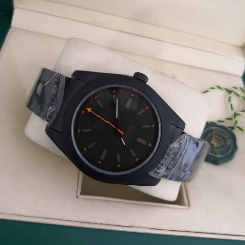 Rolex Milgauss Bamford Black Base Eta 2840, acero 904L completo