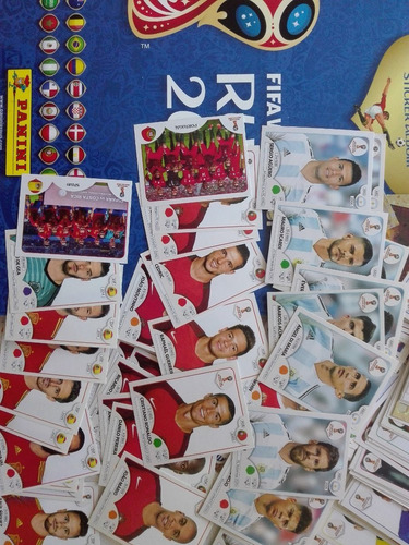 Imagen 6 de 8 de Album Panini Rusia 2018 Figuritas, Figuras Sueltas