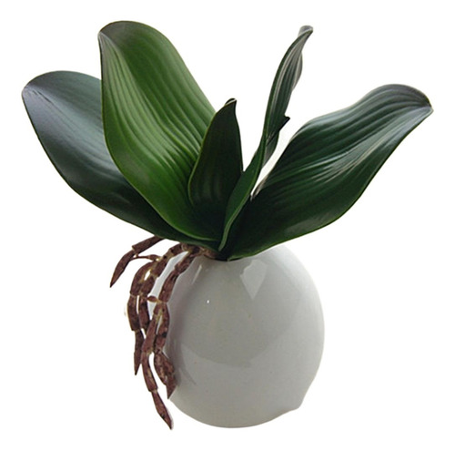 Ta 2 Hojas Artificiales De Orquídea Verde
