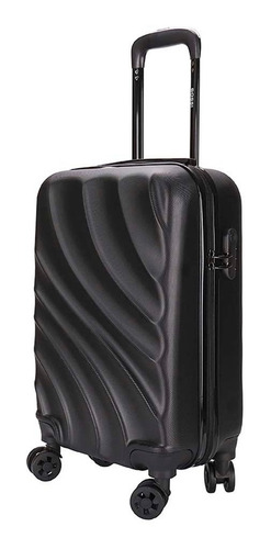 Valija Abs 20 Cabina Negra C/ondas Ruedas Dobles Bossi
