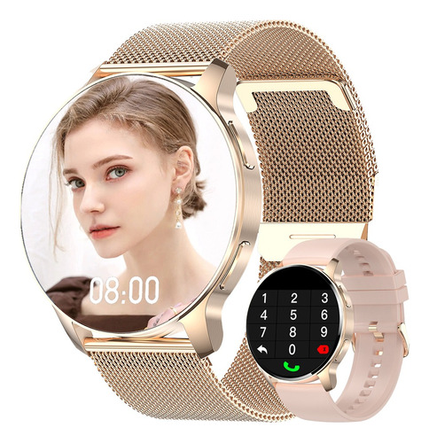 Reloj Inteligente Para Mujer Bluetooth Llamadas Smartwatch