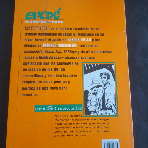 Cosecha Verde - Carlos Trillo / Domingo Mandrafina (colihue) (Usado)