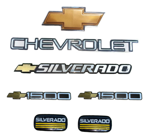 Kit De Emblemas Chevrolet Silverado 2001-2005