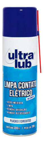 Kit Com 02 Limpador De Contato Elétrico 300ml Ultra Lub 