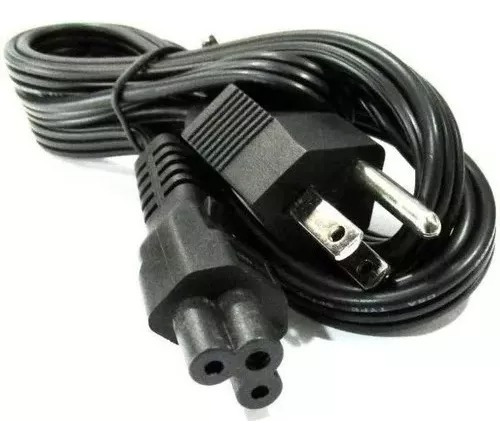 Cable Corriente Ac Tipo Trebol / Mickey Poder Power Laptop