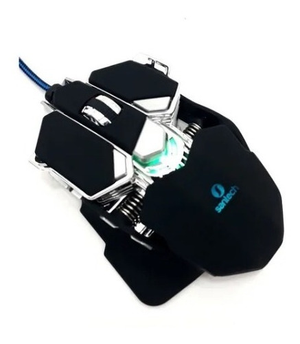 Mouse Gamer Santech Gm086 4000dpi Luz Led Pc Usb