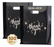 Comprar Vanance 100pcs Gracias Bolsas Boutique Bolsa De Embalaje Plastico Regalo Compras 30x40cm Bolsas Para Envios