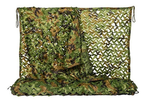 Ninat Woodland Red De Camuflaje Camuflaje Neto Para Acampar 