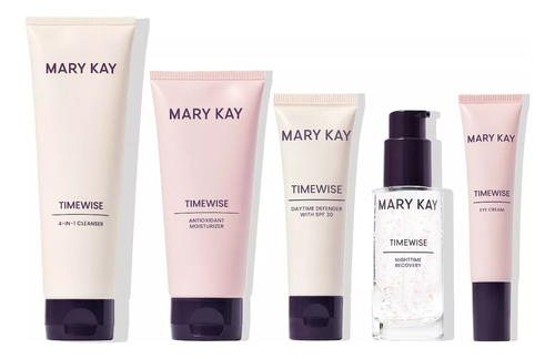 Kit para el cuidado de la piel Mary Kay TimeWise Rutina Ideal Plus TimeWsie - 5 piezas
