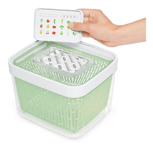 Imagem 2 de 4 de Pote Hermético Oxo Greensaver Filtro De Carvão 4 L