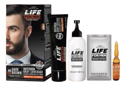 Tinte Masculino Placenta Life For Men Sin Amoniaco