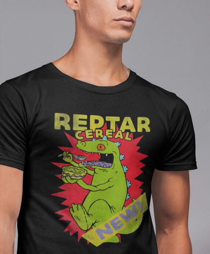 Camiseta Aventuras En Pañales Rugrats Reptar Cereal N1