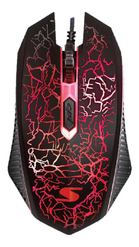 Mouse Gamer Optico Led Rgb 4 Botones Gaming Pc Colores