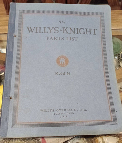  Catalogo Original Willys-knight 66 Automobilia