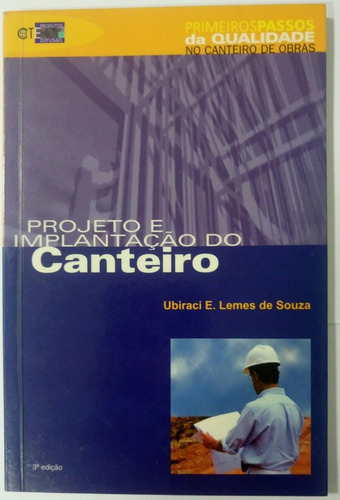 Livro Projeto E Implantação Do Canteiro