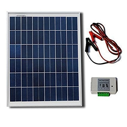 Eco-digna 20w 12v Sistema Solar Kit: 20 Watt Policristalino 