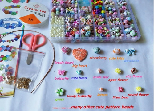 P Kits De Pulseras De Bricolaje For Niñas Juguete Con