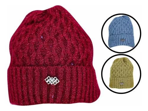 Touca Gorro Adulto Feminina Frio Inverno Forrado Veludo