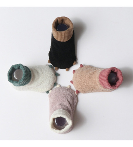 1 Par De Calcetines De Invierno Para Bebés, Cálidos E Invern