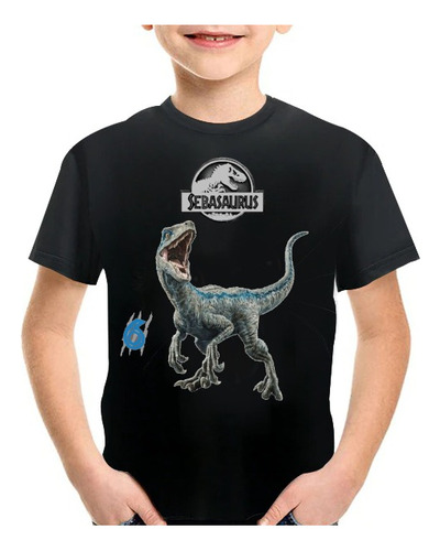 Franela Camisa Jurassick Park World Personalizada Niño