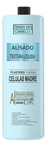 1 Litro De Alisado Celulas Madre Liquido Fuerte  No Es Crema