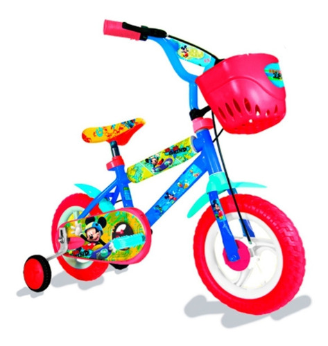 Bicicleta Infantil 12 Rueditas Peppa Pig Unibike Babymovil