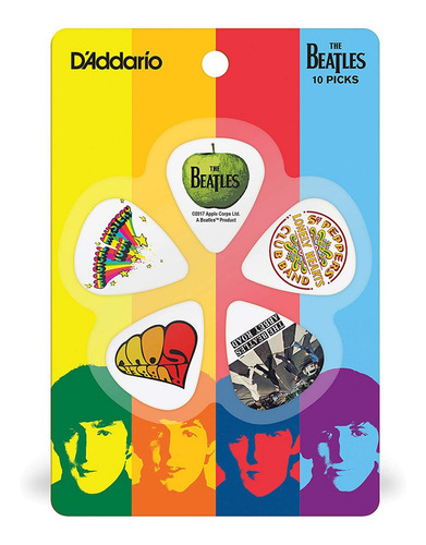 Pack 10 Puas Medium Daddario The Beatles Albums