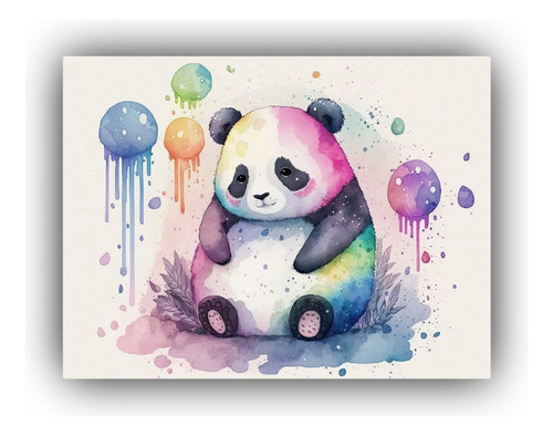 Arte De Pared Espectaculares Pandas Comedor 40x30cm