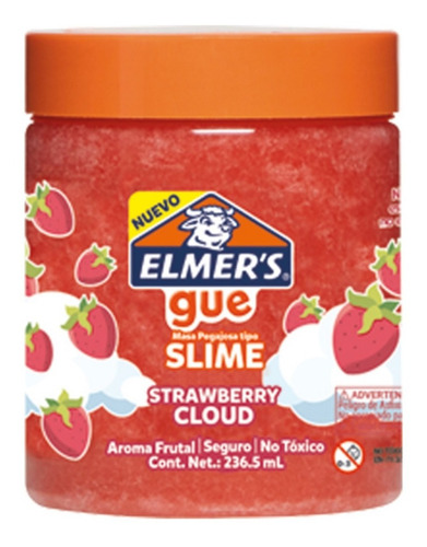 Imagen 1 de 1 de Elmers Gue Masa Pegajosa Tipo Slime Color Strawberry Cloud