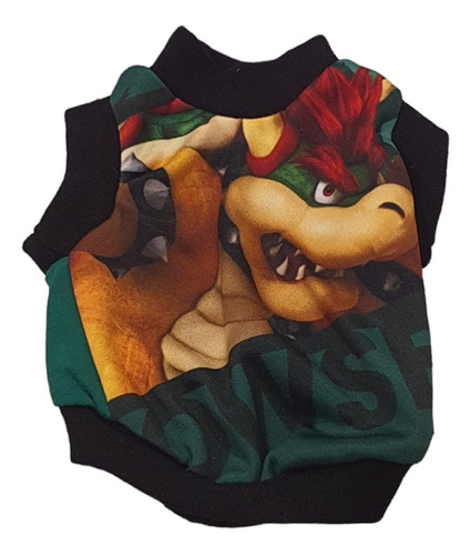 Playera Ropa Mascota Perro / Gato Bowser Full Print