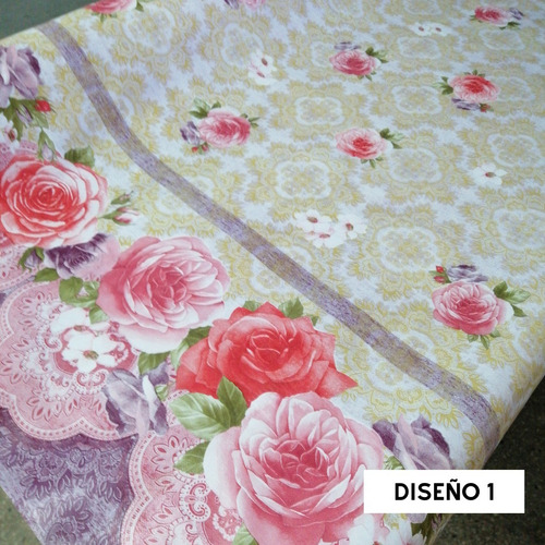 Imagen 2 de 6 de Mantel Hule Estampado Ancho 1,37 Mt