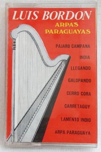 Cassette Luis Bordón - Arpas Paraguayas