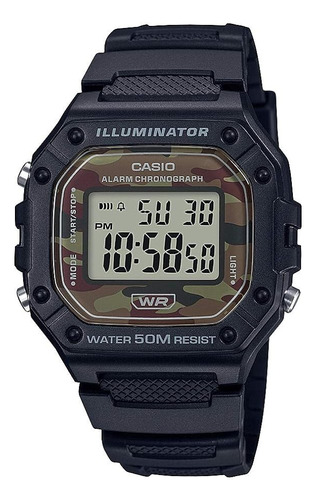 Reloj Casio W-218h Original Resistente Al Agua 50 Metros