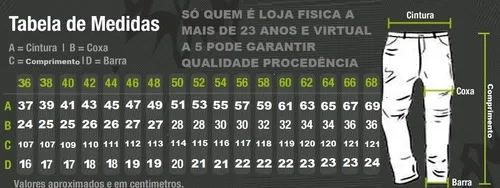 Calça tamanho cheap grande masculina
