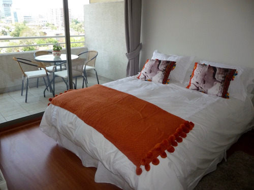 Departamento Amoblado En Arriendo Román Diaz, Providencia
