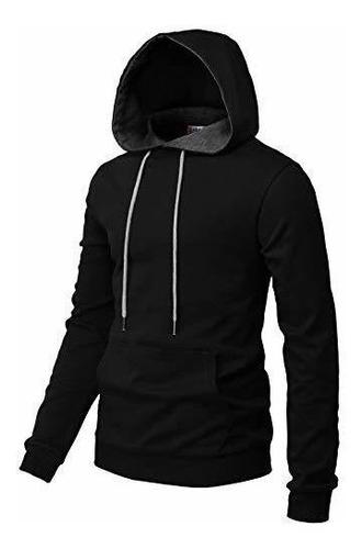 Imagen 2 de 7 de H2h Sudadera Con Capucha Para Hombre Estilo Casual Manga Lar