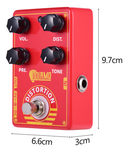 ~ Pedal De Efectos De Distorsión Dolamo D-9 Con Presencia