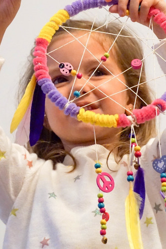 Imagen 5 de 5 de Kit Para Armar Atrapasueños - Diseñar Y Crear Arte Infantil