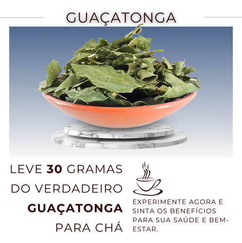 Ervas & Chá chá de guaçatonga em ervas 30 g