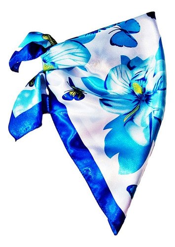 Pañuelo Bandana Mariposas Azul