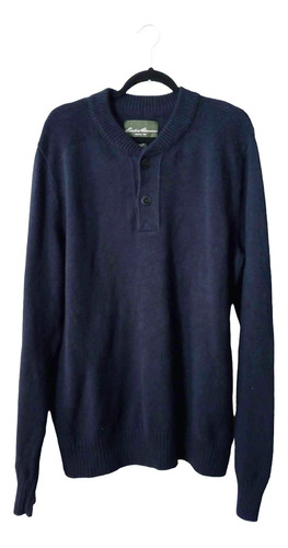 Suéter Pullover Azul Marino Caballero Eddie Bauer Xl Tall