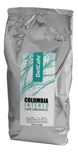 Imagen 1 de 3 de Café Orgánico Colombia Intenso Premium Biocafe Grano Molido