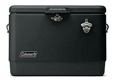 Coleman Ice Chest _ Reunion 54 Quart Steel Belted Pkrys