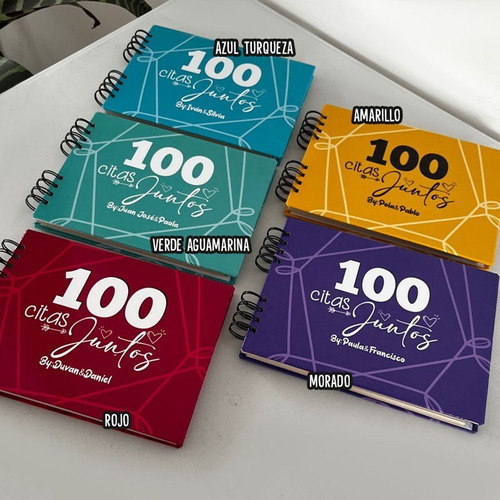 100 Citas Juntos -  Libro Personalizado