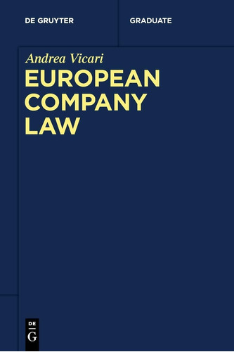 Libro:  European Company Law (de Gruyter Studium)