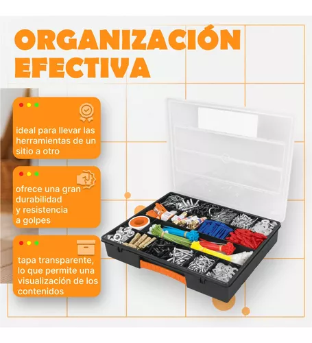 Caja Herramientas 18 Con Tapa Organizadora