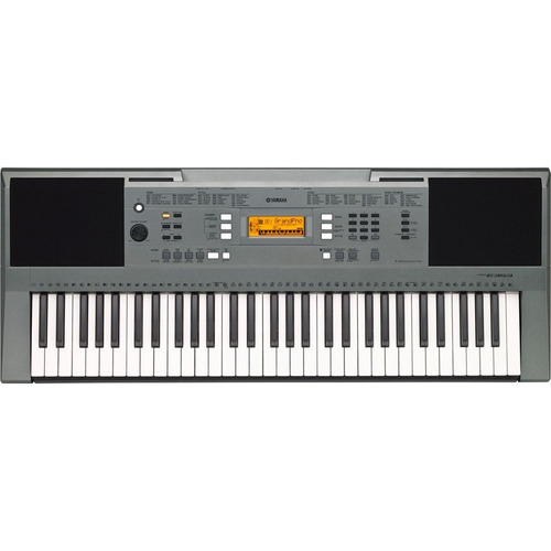 Teclado Digital Yamaha Psr-e353 Cinza Portátil Com 61 Teclas