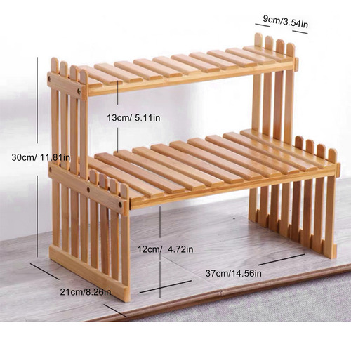 Estante Para Plantas De Bambú, Encimera, Macetero, Balcón