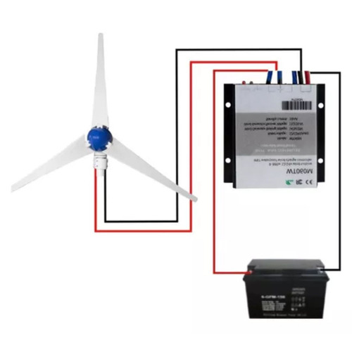 Generador Eólico 10.000 Watts, 48vol, Kit Completo (Usado)